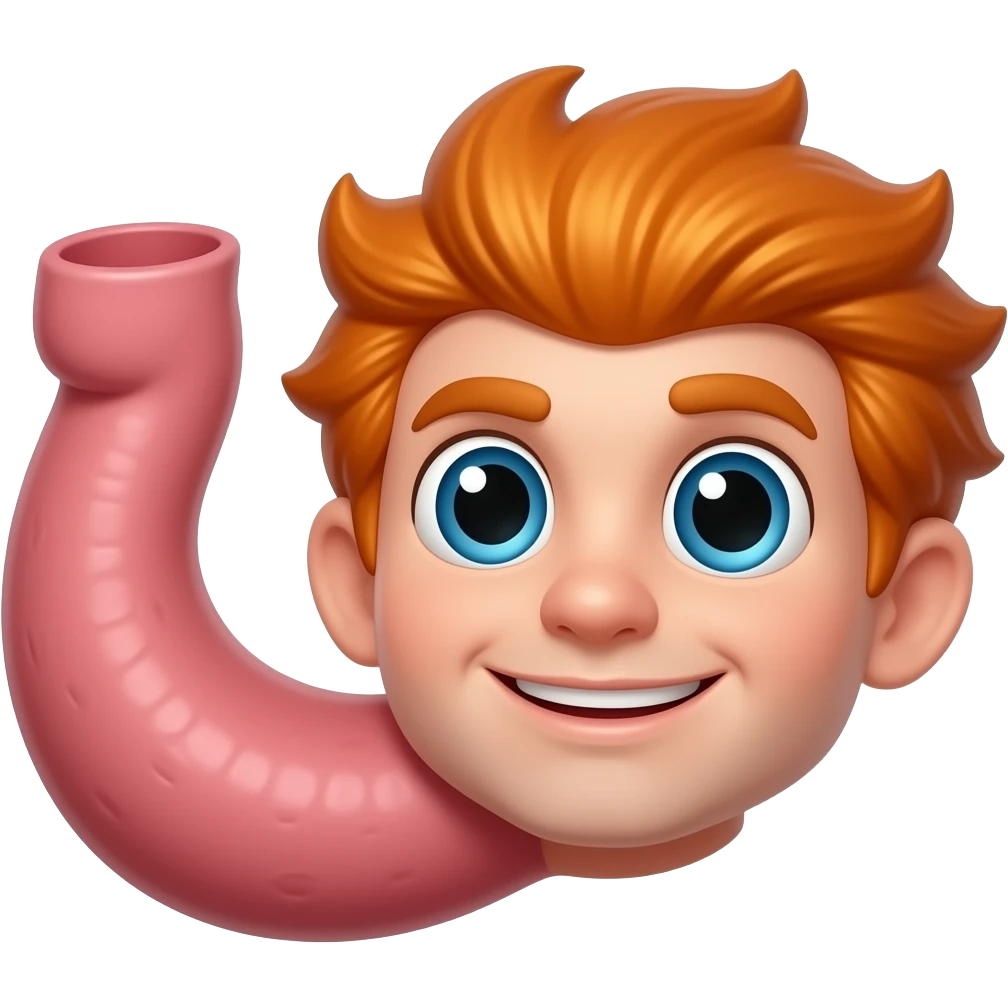 Redhead penis emoji