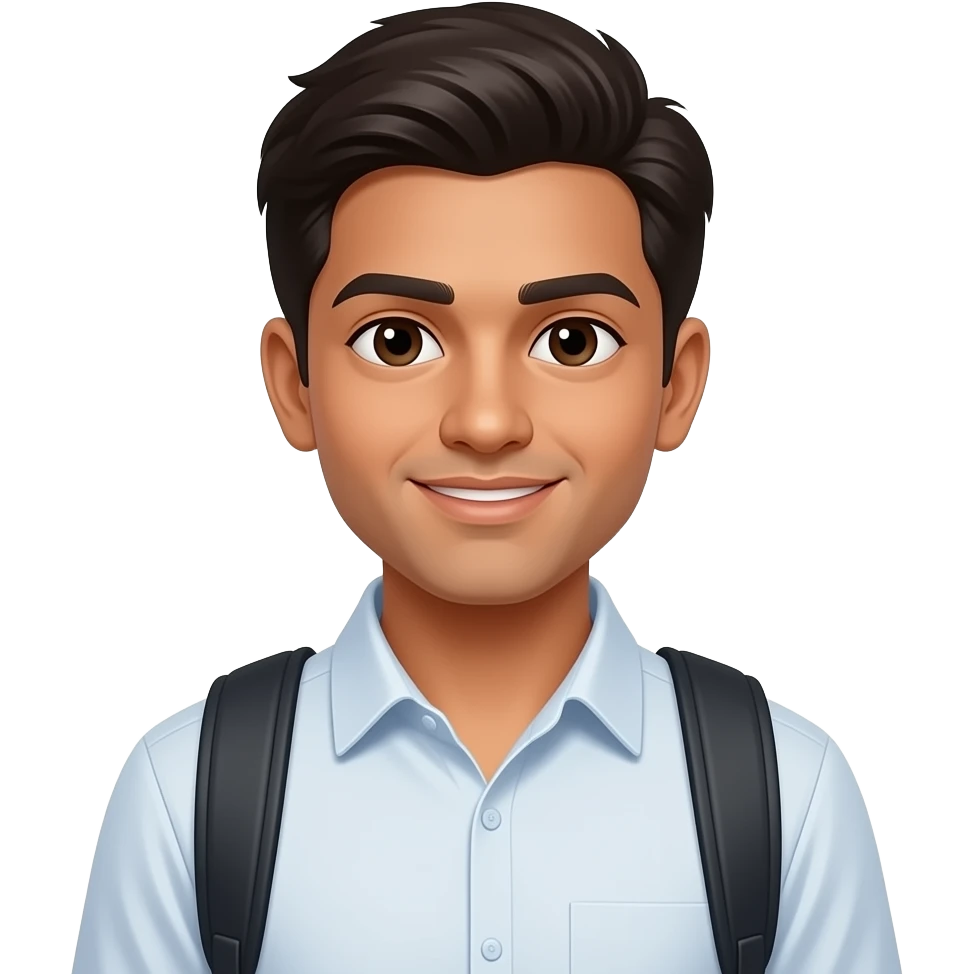 Indian Budget-Conscious Student emoji