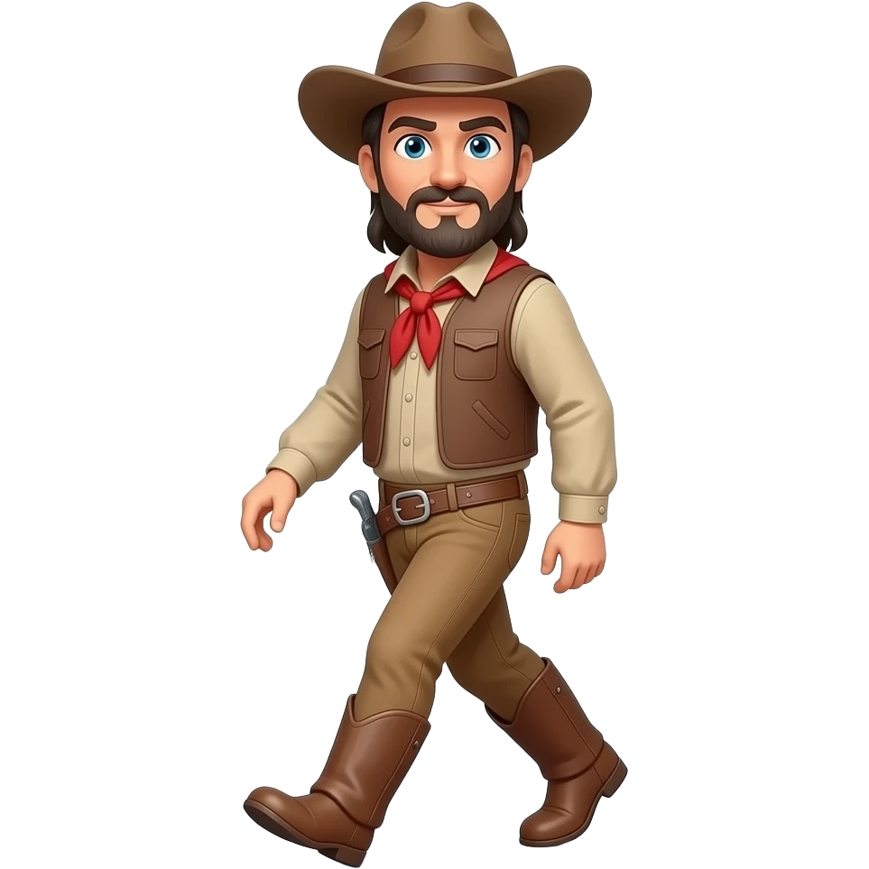 pioneer man walking emoji