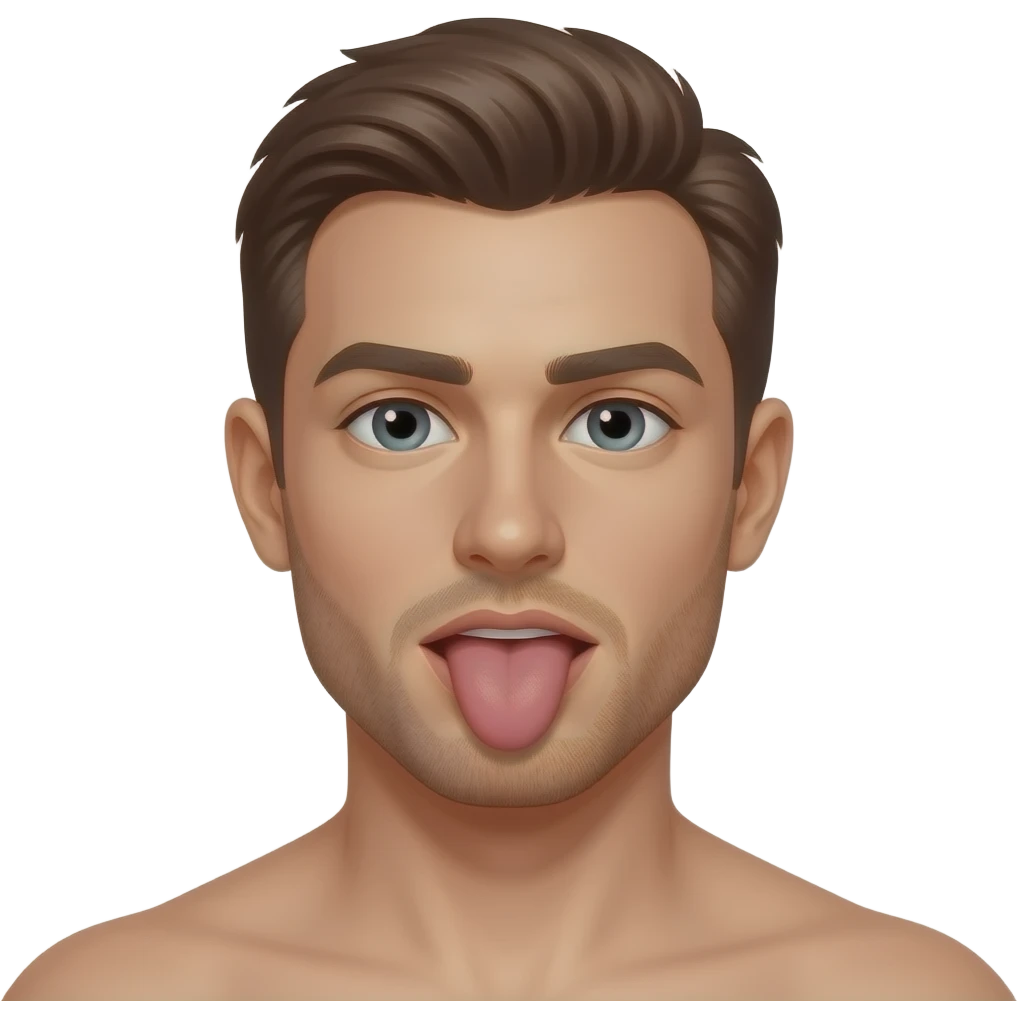 Man licking pussy emoji