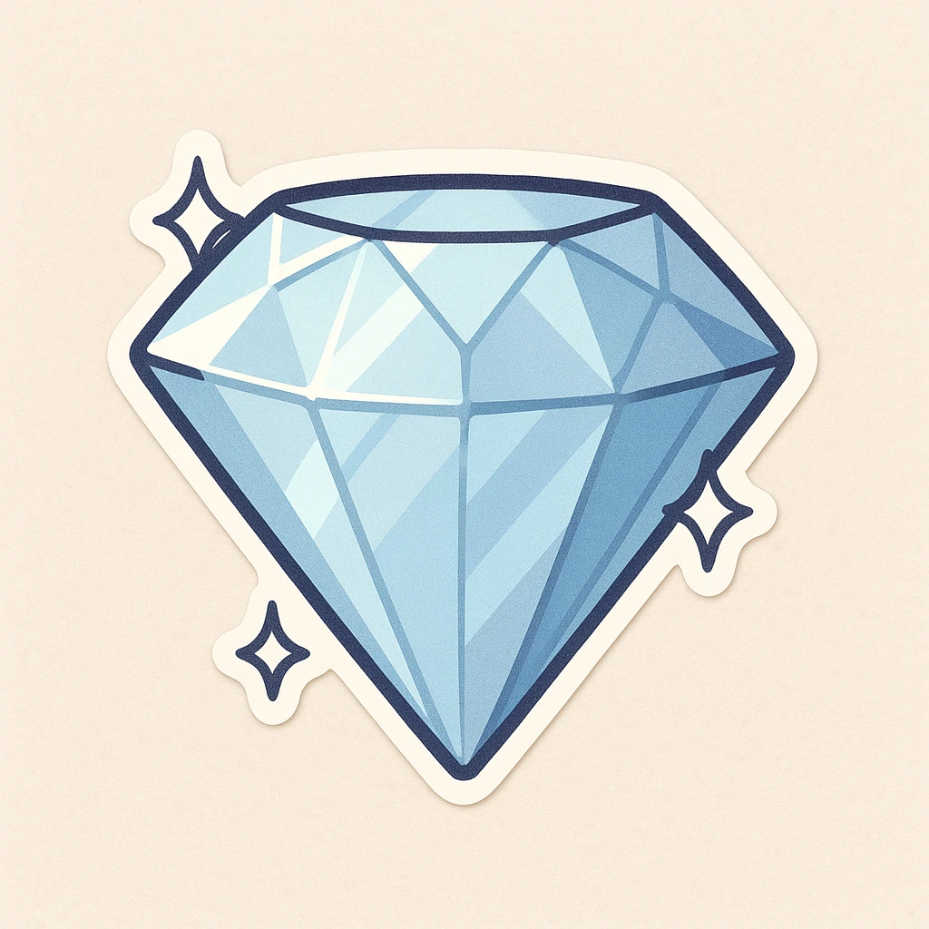Create a diamond emoji