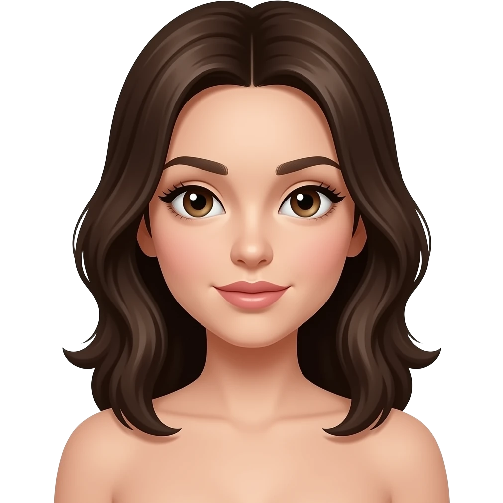 A almost naked sexy woman emoji