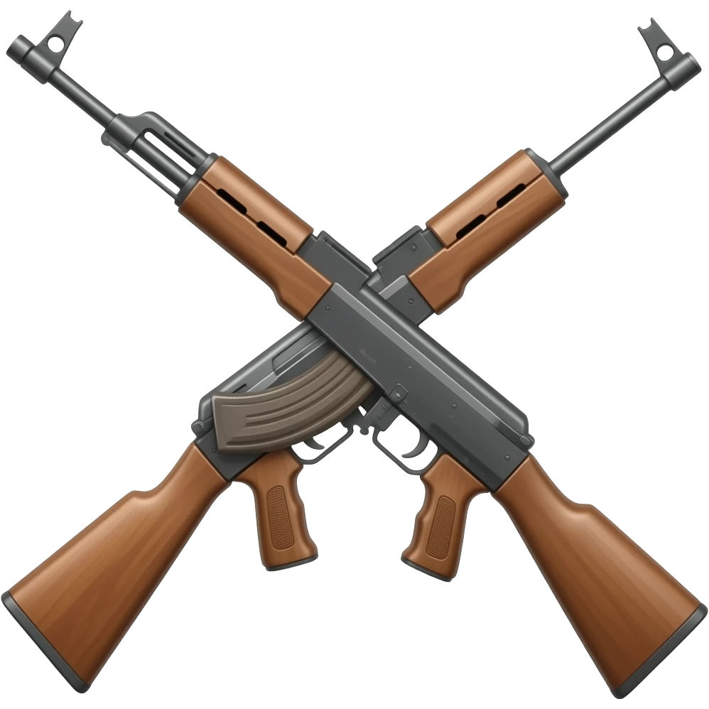 an ar rifle emoji