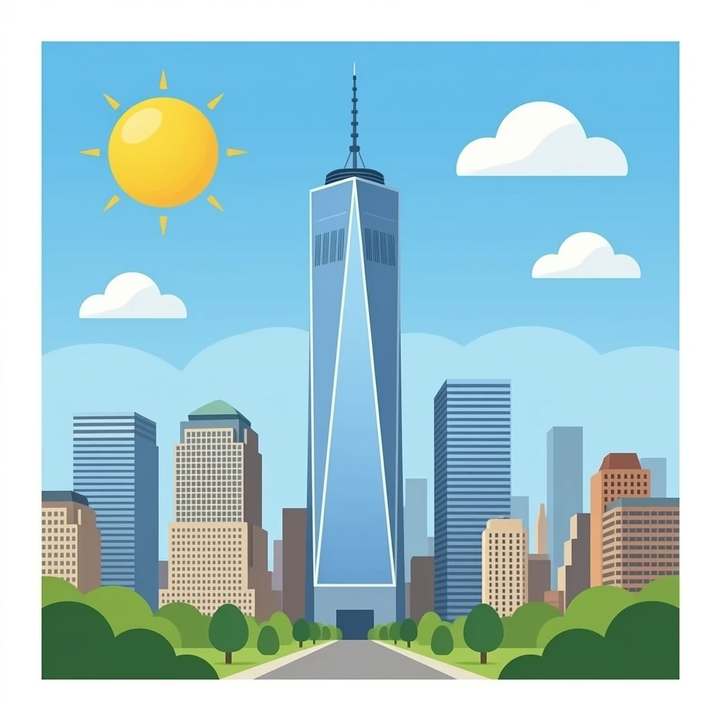 One world trade center emoji
