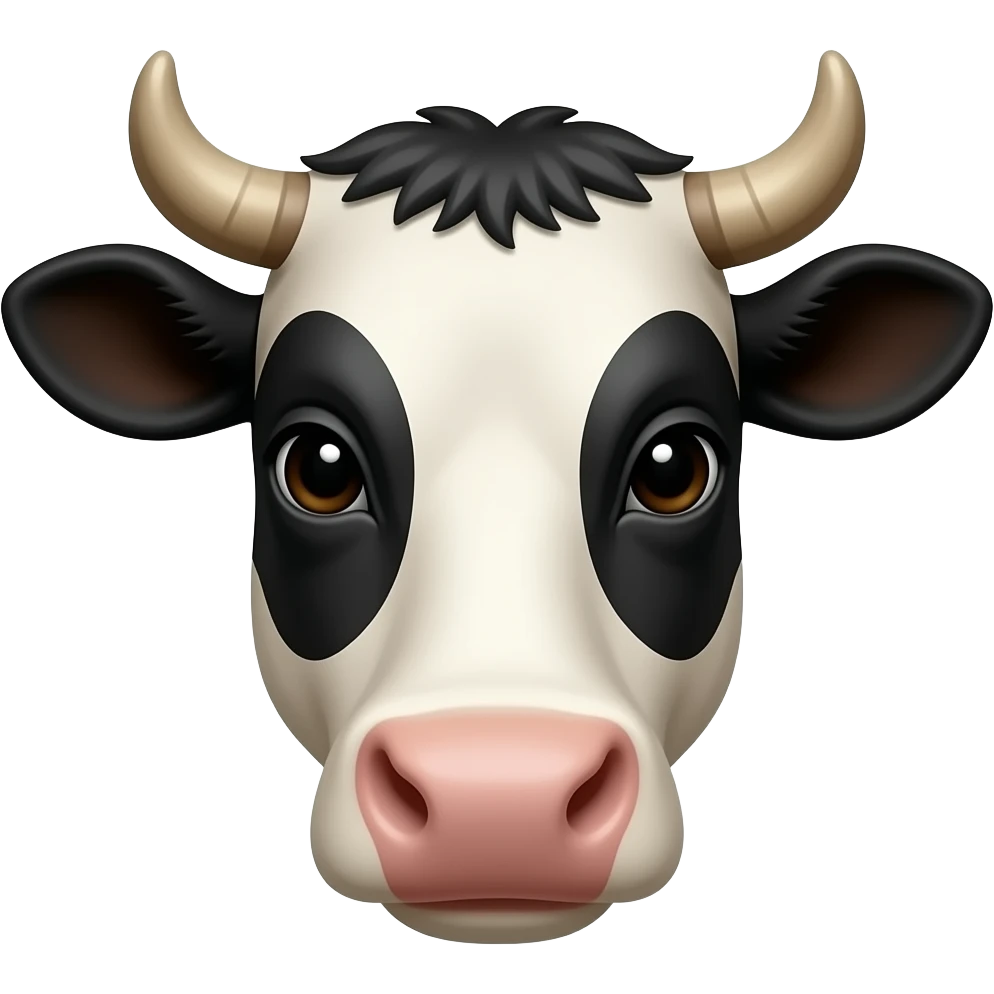 gangster cow head emoji