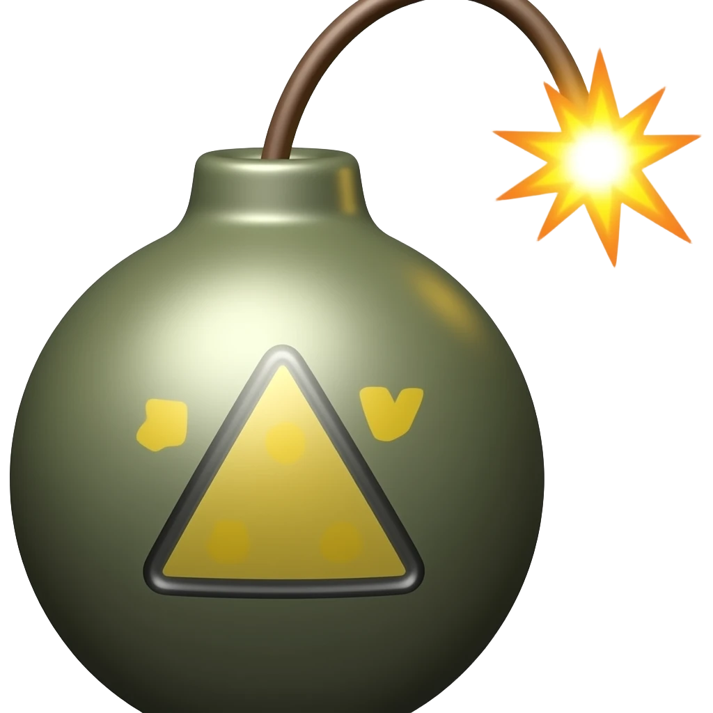 bomb emoji