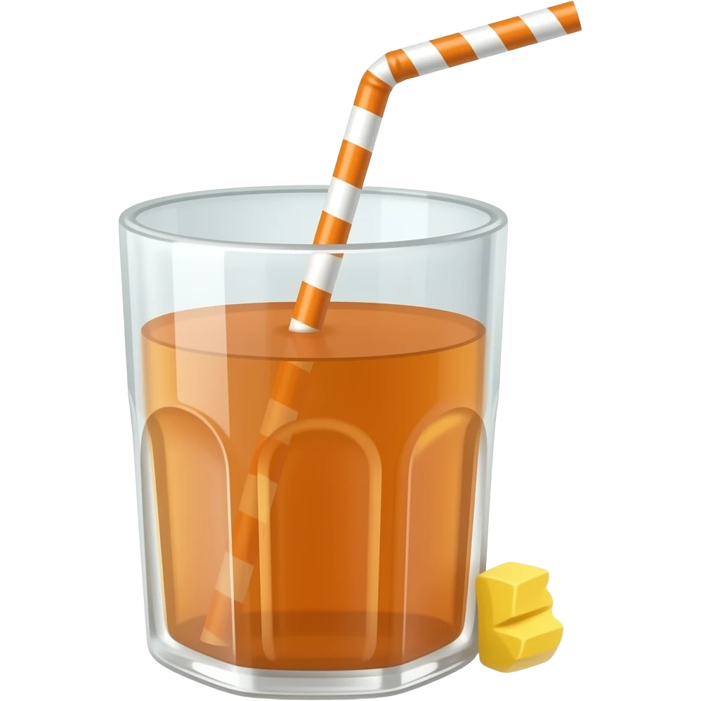 Orange soda emoji