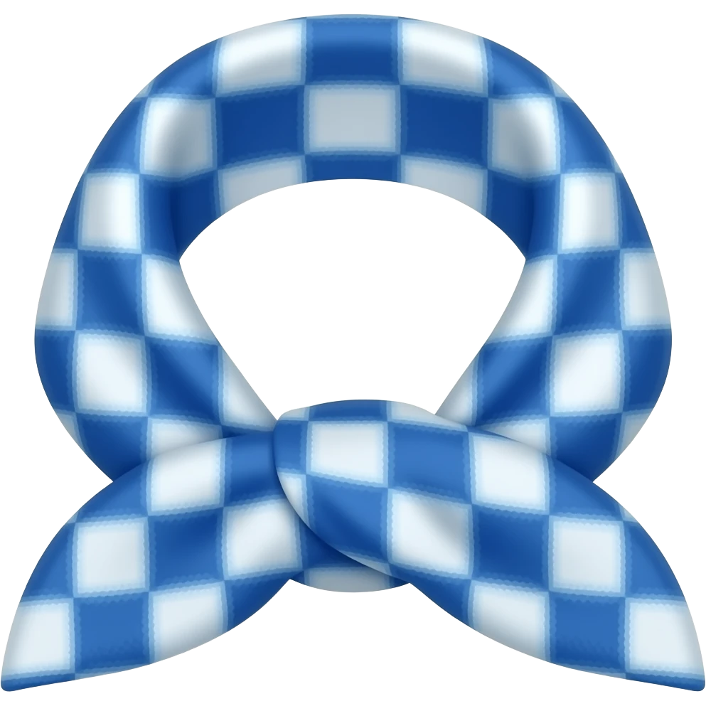 Make it blue or black handkerchief emoji