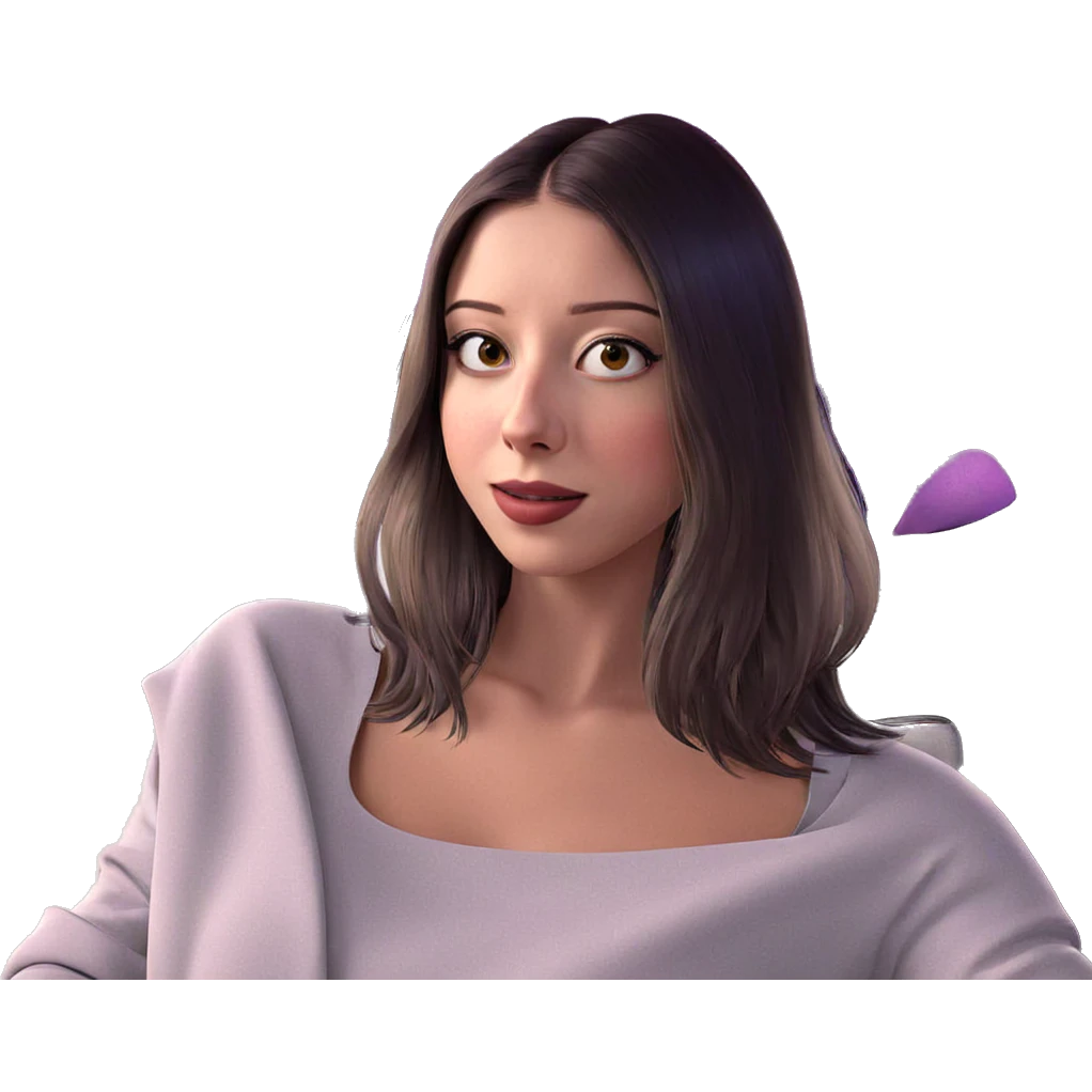 realistic portrait of girl emoji