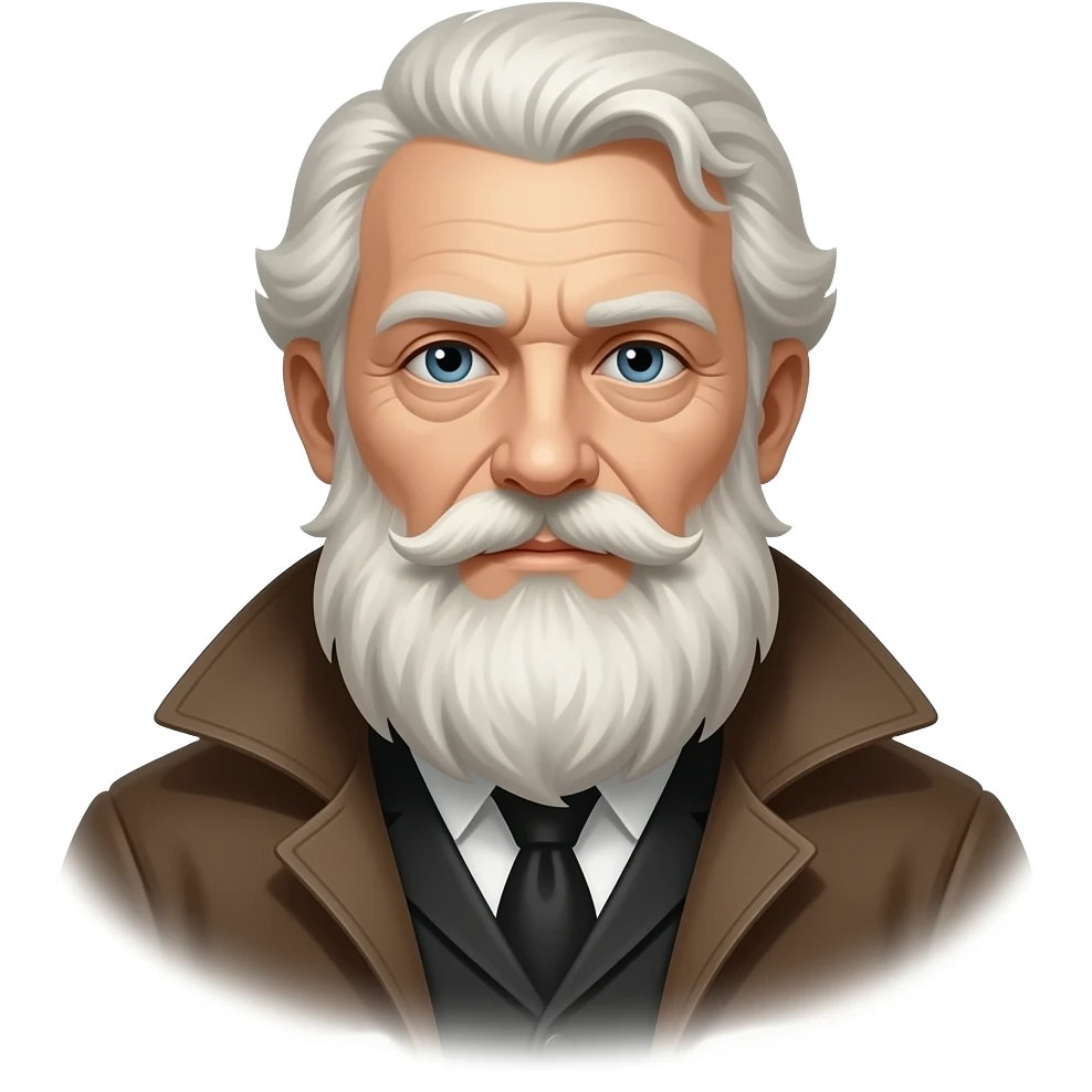 Emoji of a old man ghost emoji