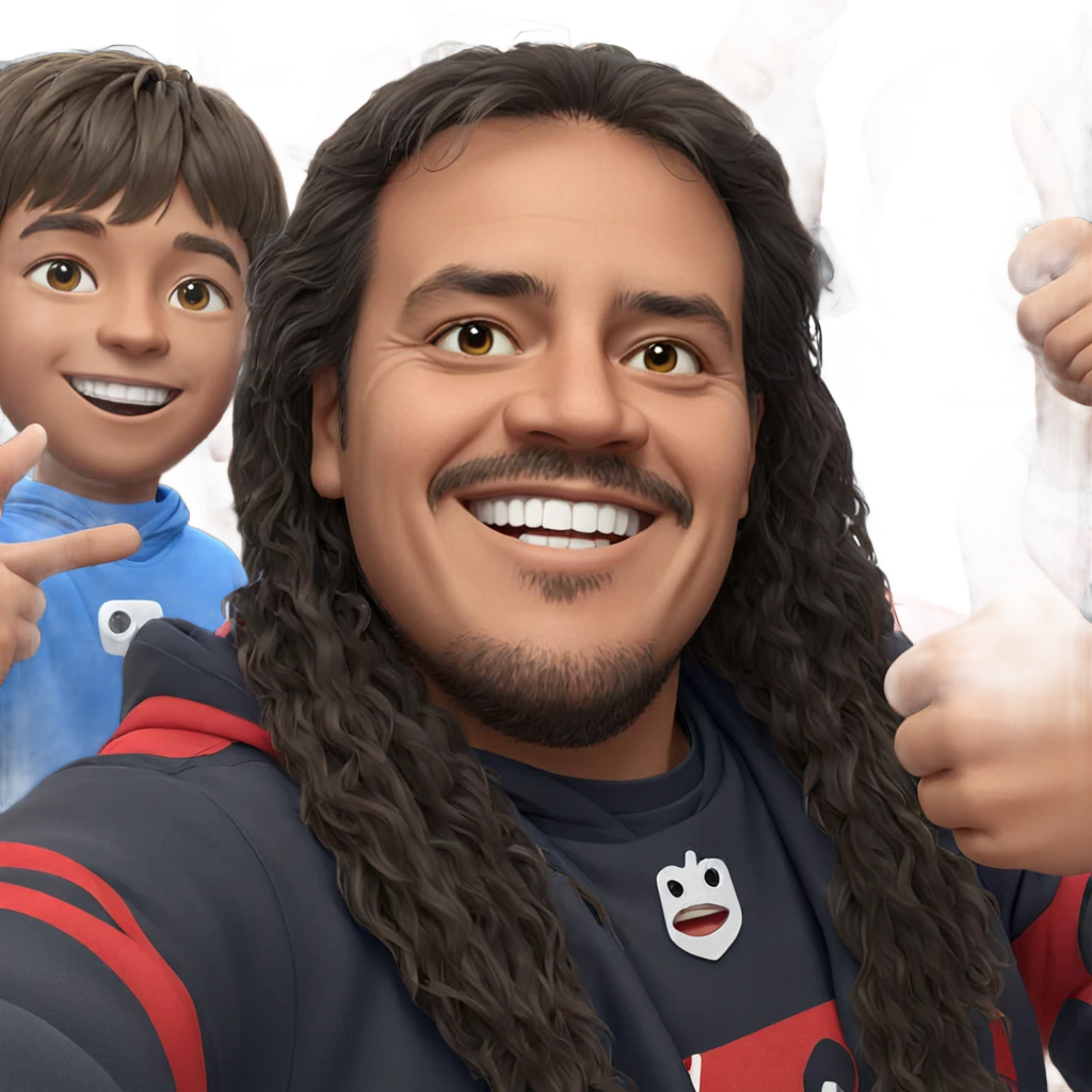smiling boys giving thumbs up emoji