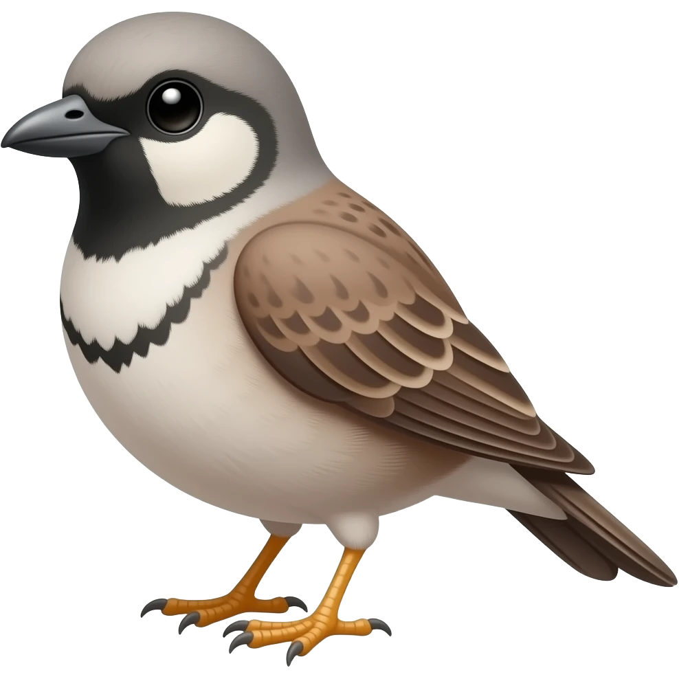Cartoon 2d lark emoji