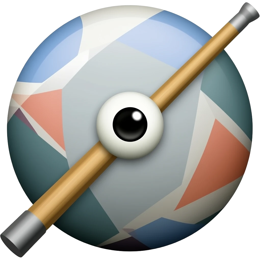 pool table stick emoji