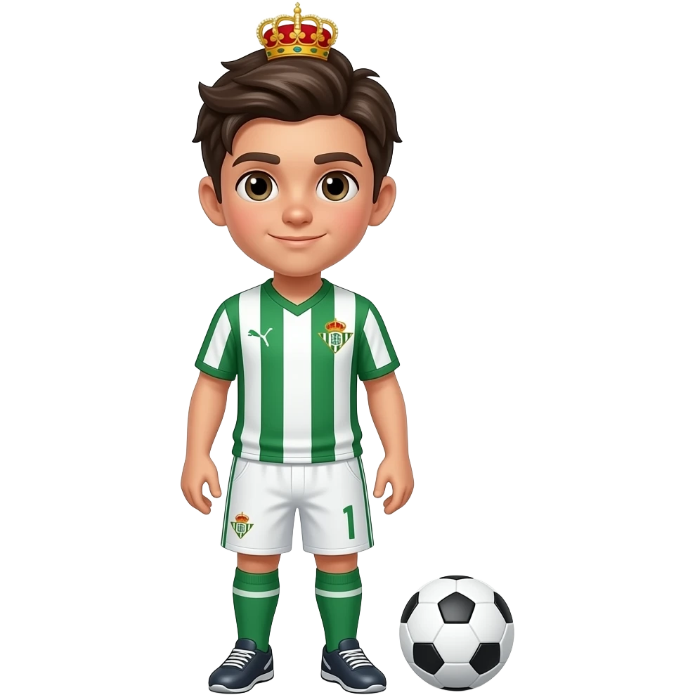 Azme ha un chico con una cresta en el pelo y que juege el el betis. emoji