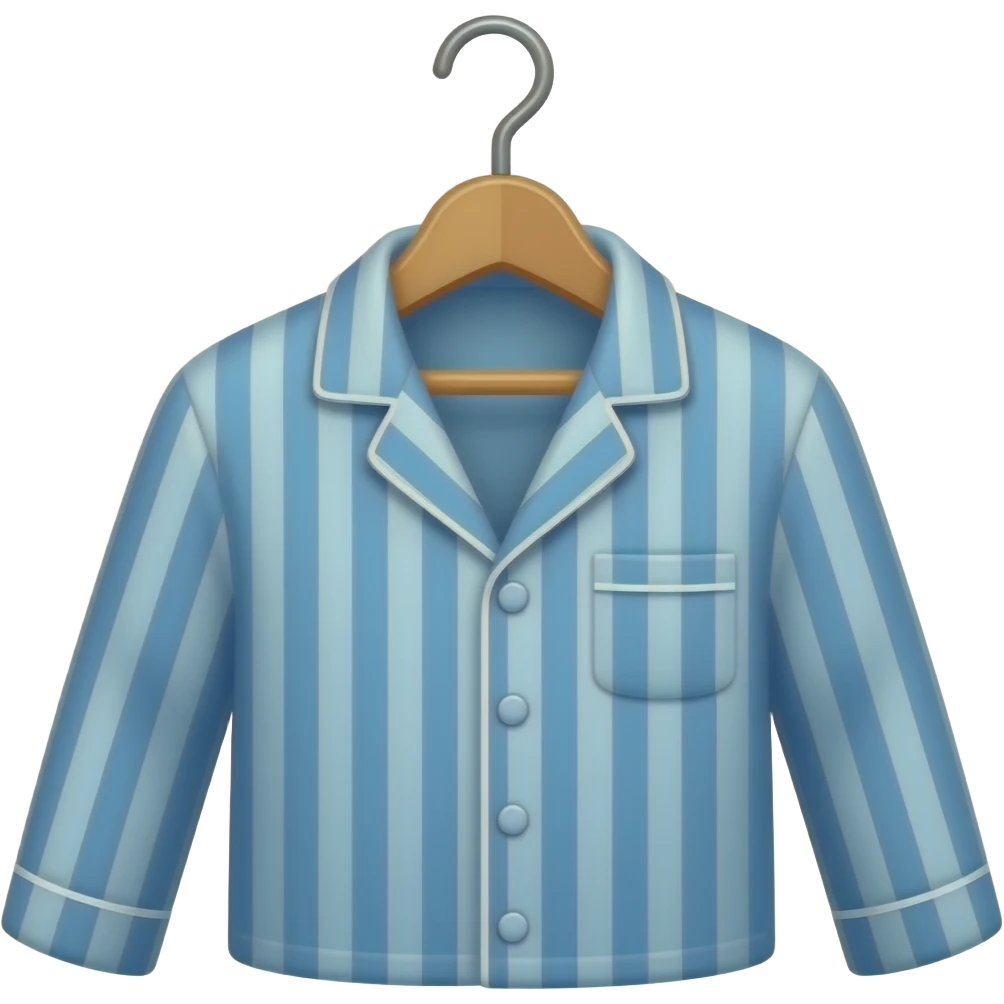 men pajama hanger emoji