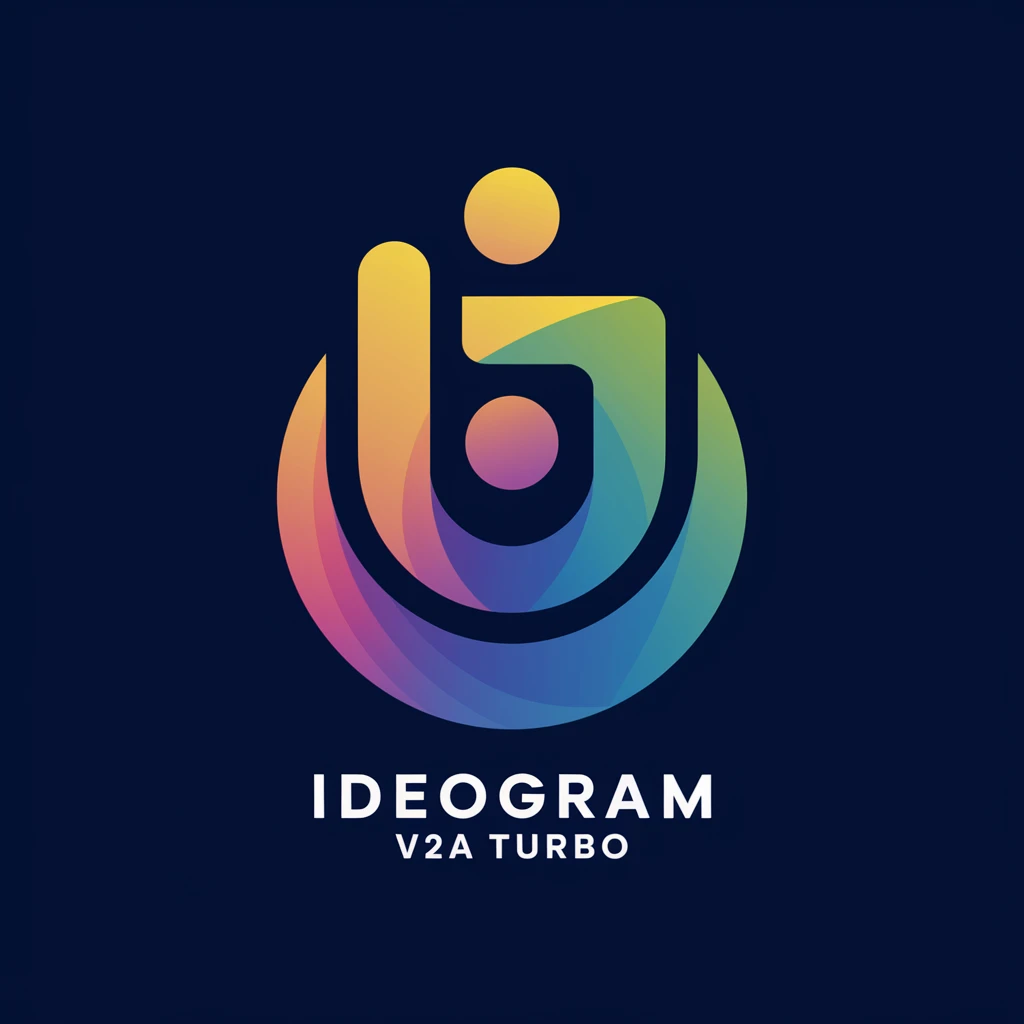 make a colorful logo of "Ideogram V2a Turbo" emoji