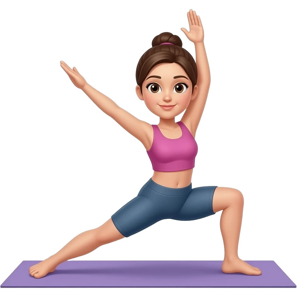 Pilates teaser emoji