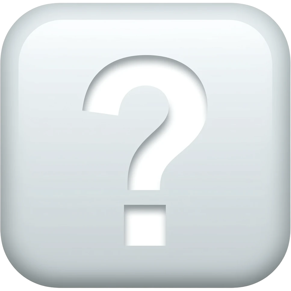 Emoji de un signo de interrogación emoji
