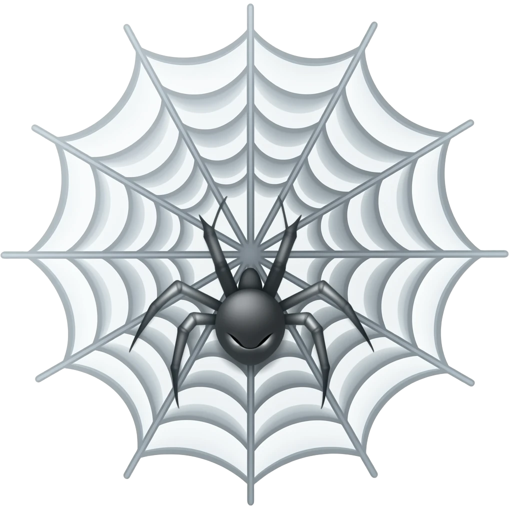 Spider web emoji