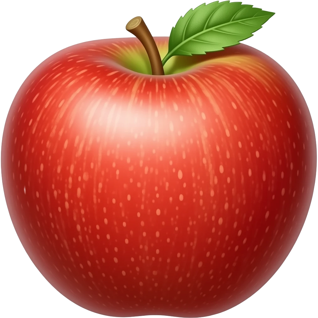 Maçã vermelha   estilo emoji emoji