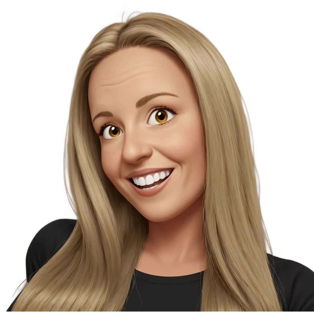 smiling girl with long hair emoji