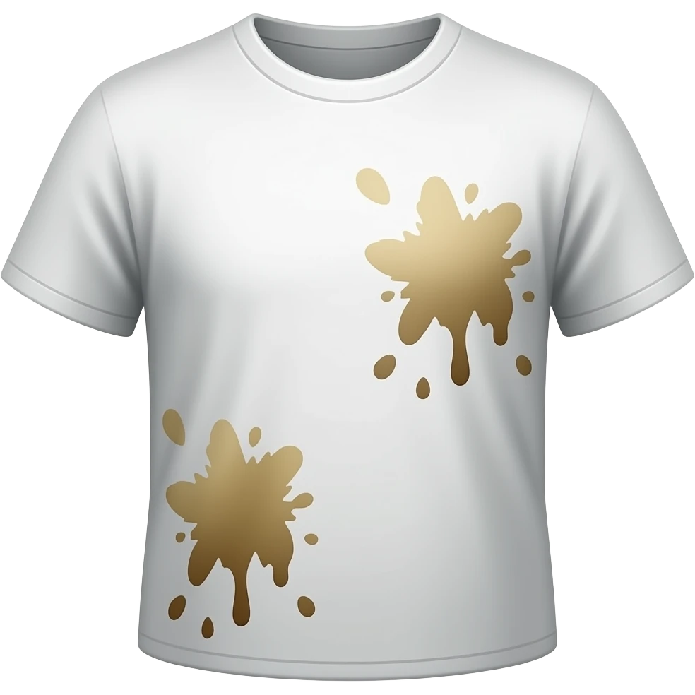tshirt stain emoji