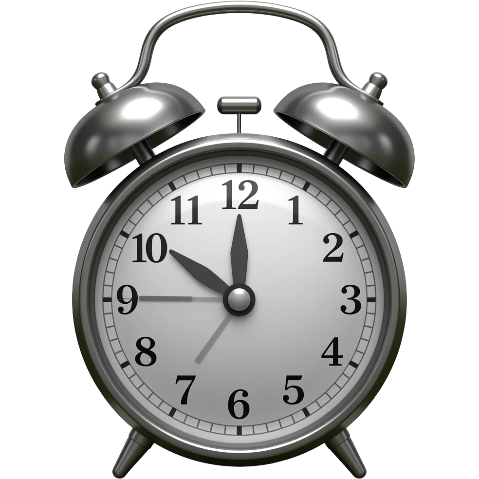alarm clock early emoji