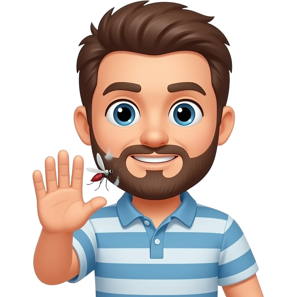 mosquito slapping emoji