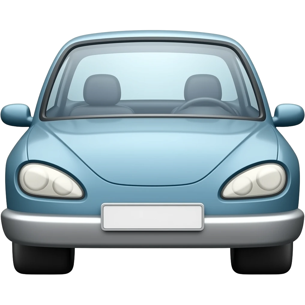 Carro por linhas emoji