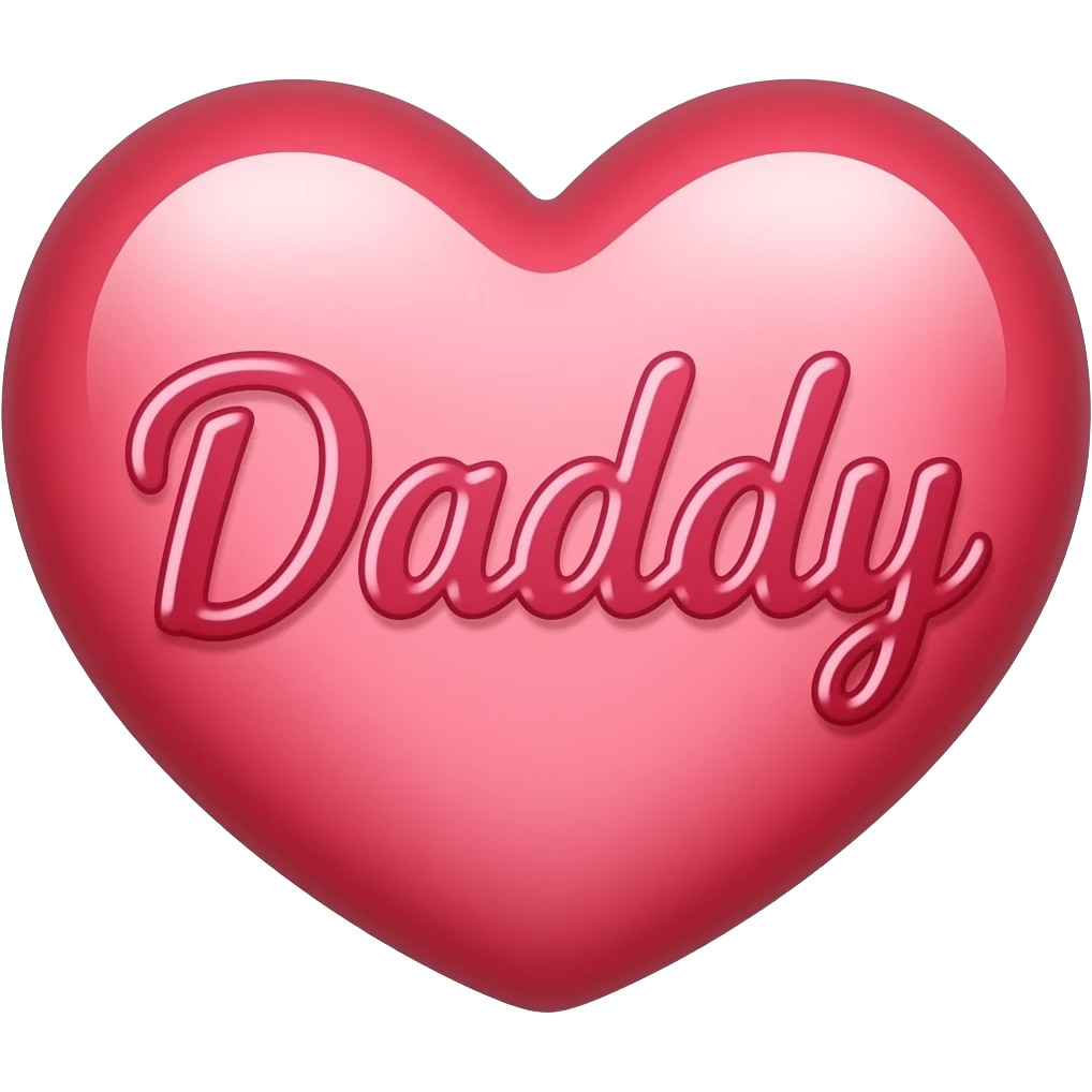 make a naughty sexual and seductive that just says the word "Daddy/Mommy" emoji