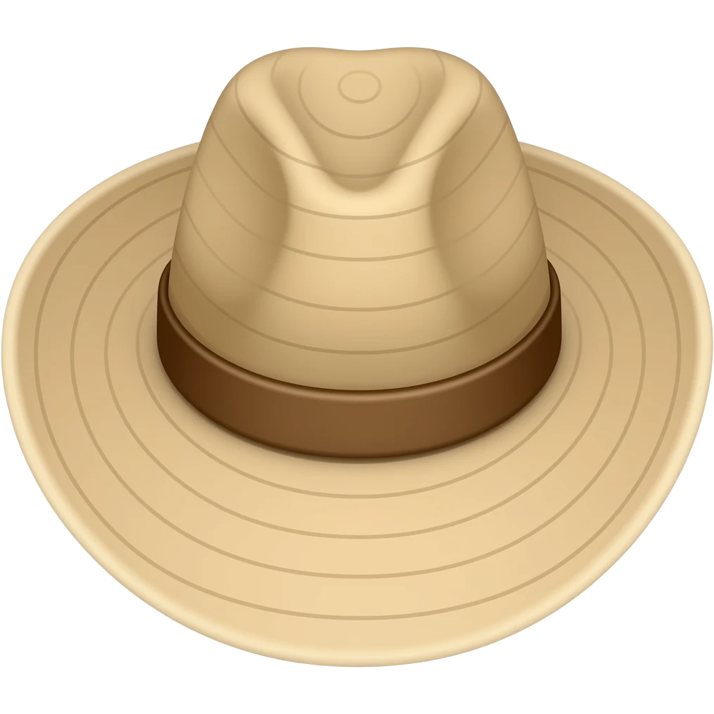 Farmer's hat emoji