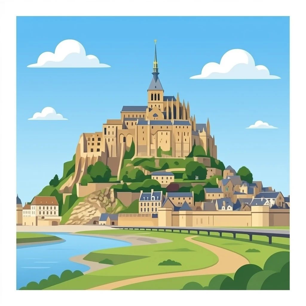 Le mont st michel emoji