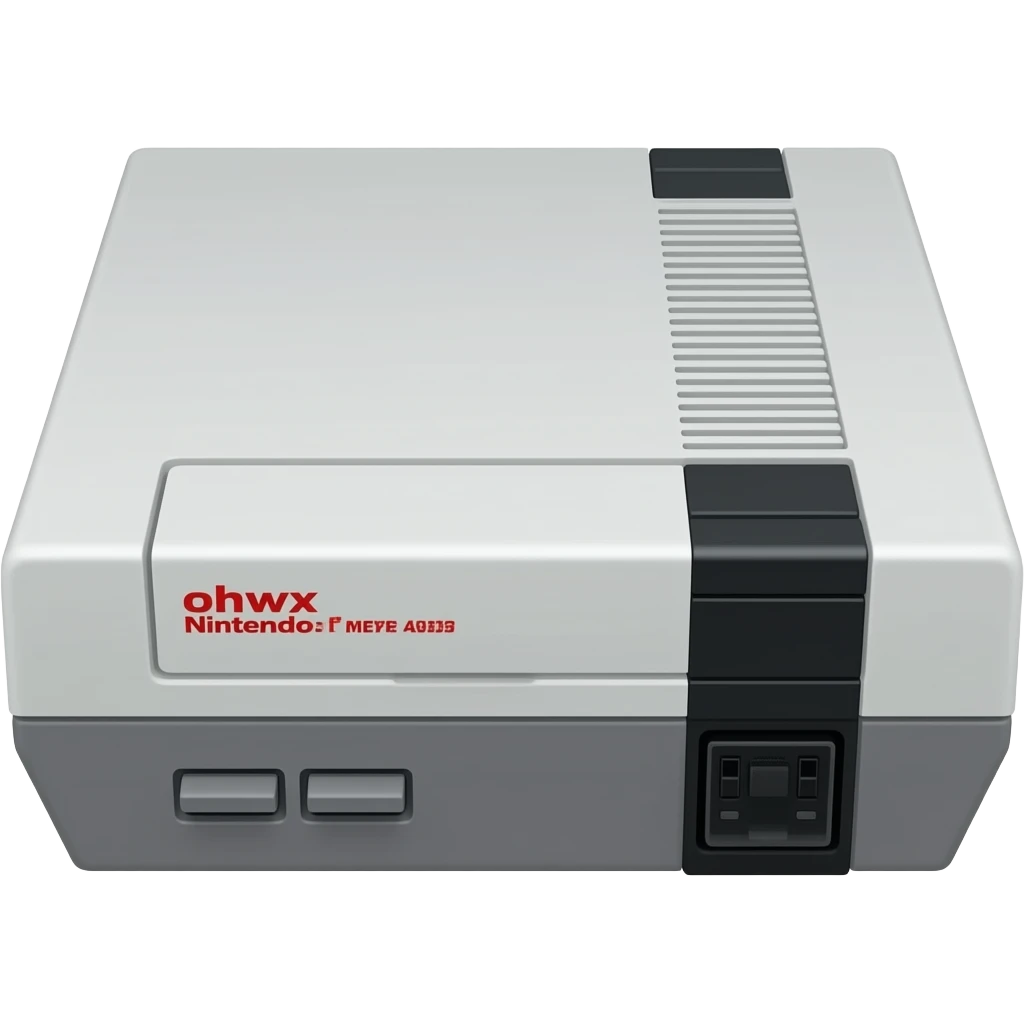 Nintendo Ness game console emoji style emoji