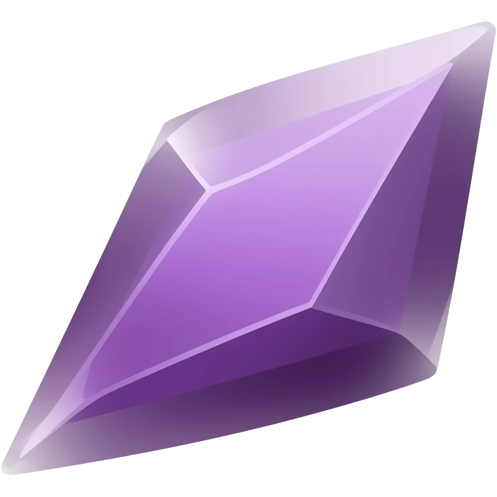 Purple shard emoji