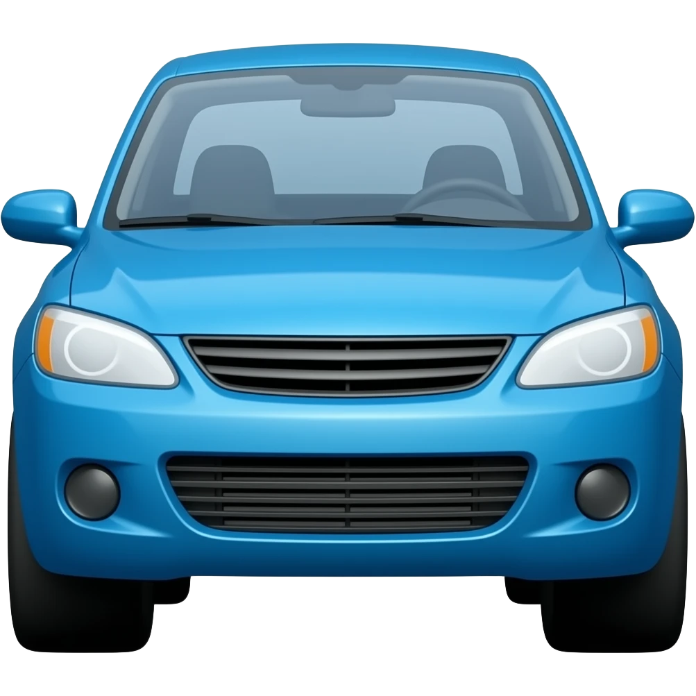 blue pd car emoji