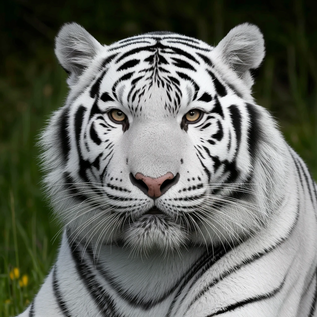 White tiger emoji