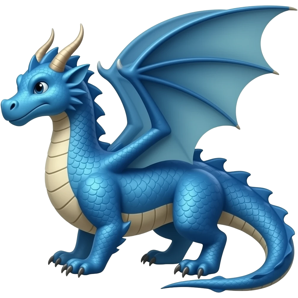 Make this 🐉dragon emoji blue emoji