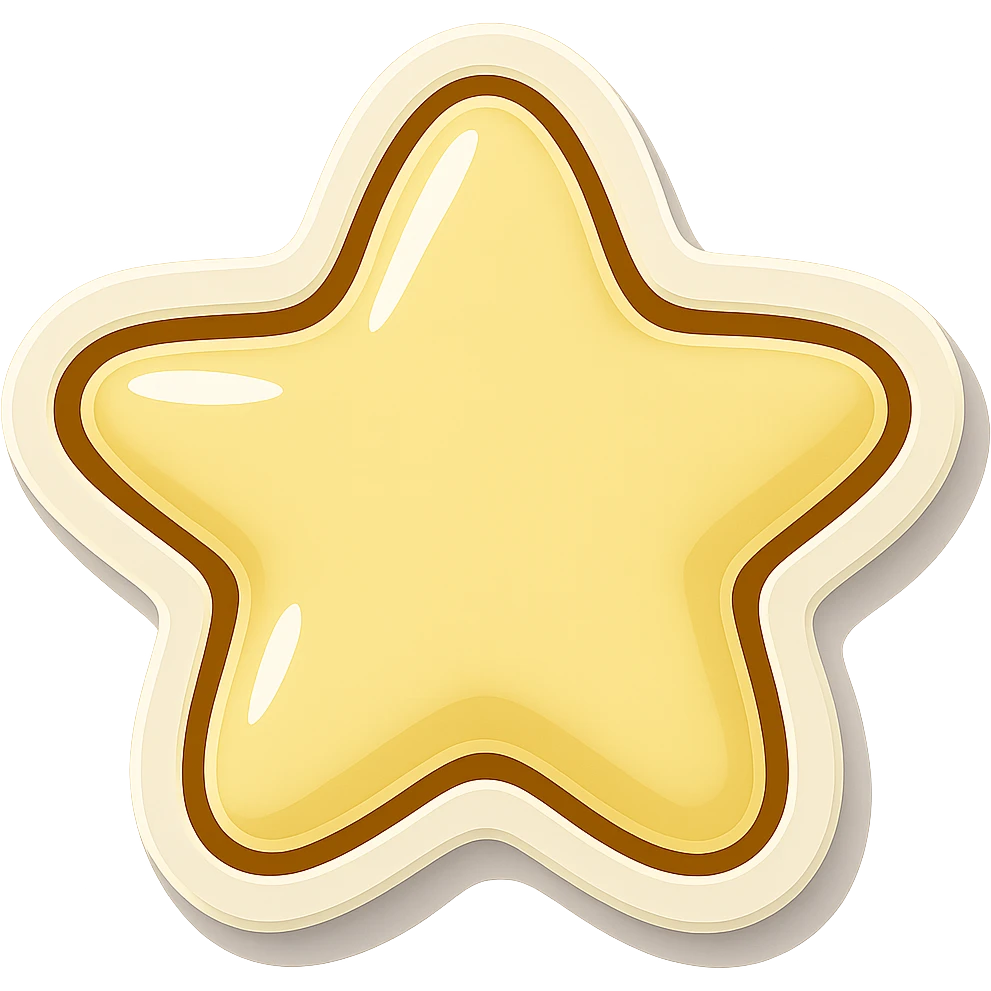 star carved from icory emoji