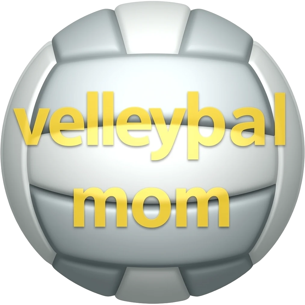 volleyball mom words emoji