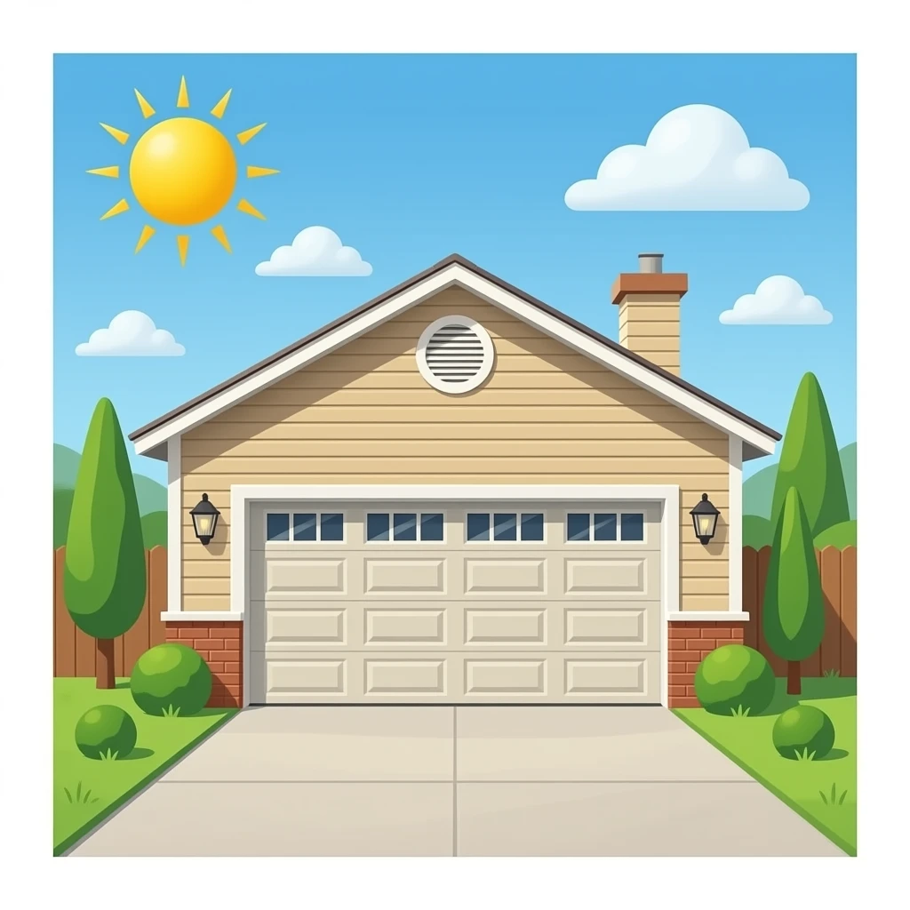Residential garage emoji