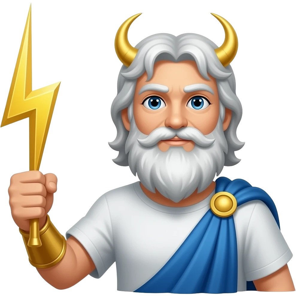 zeus thunder or thor emoji