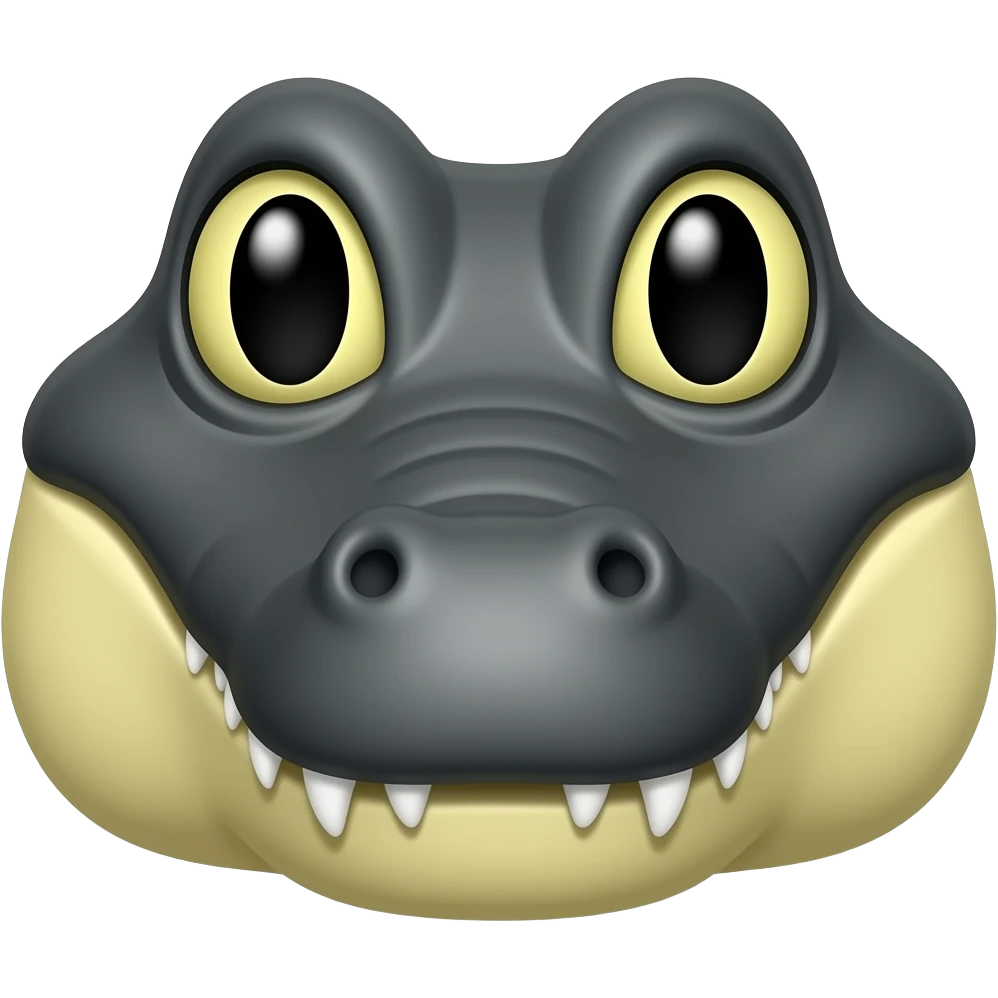 alligator head emoji