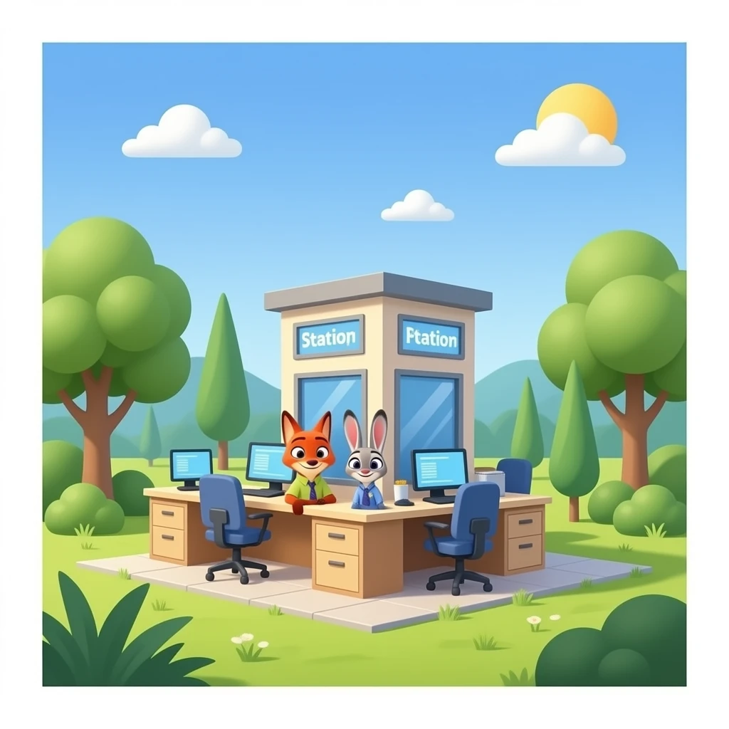 zootopia office station emoji