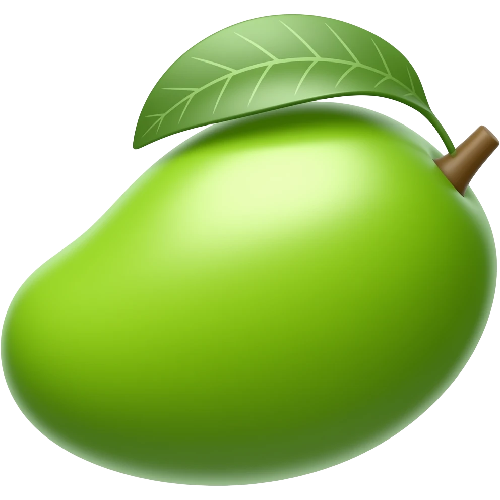 green mango emoji