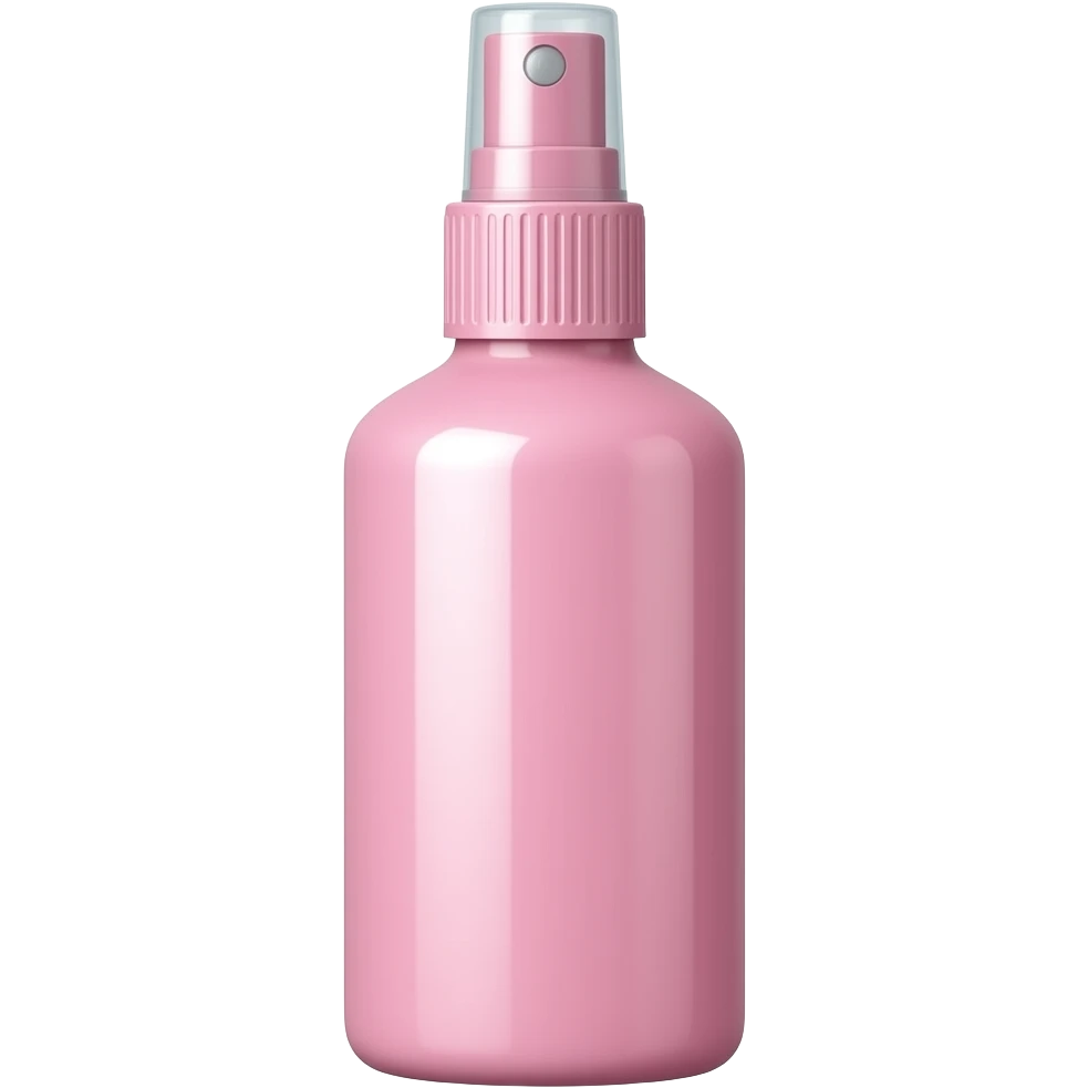 Pink spray bottle emoji