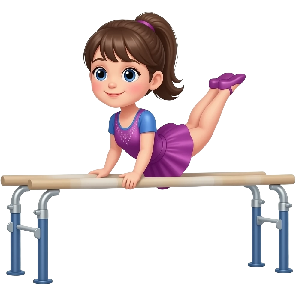 girl gimnast shtanga emoji