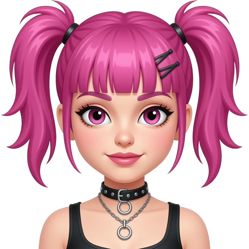 A pink pop punk aesthetic for girls and I mean it emoji