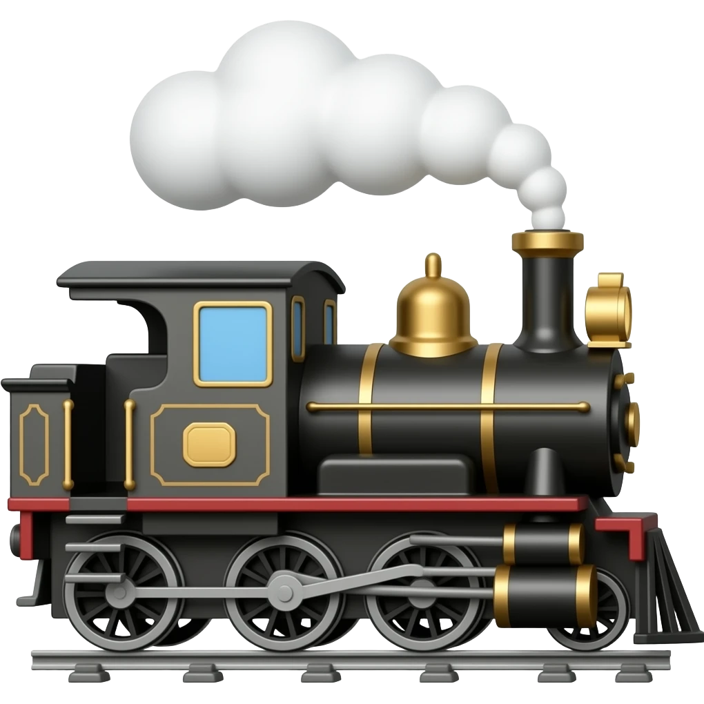 Miniature train emoji