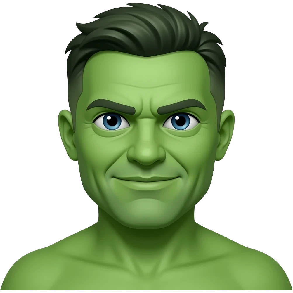 green skin character emoji