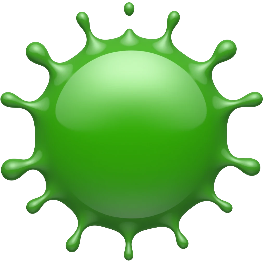 Green Paint Splatter emoji